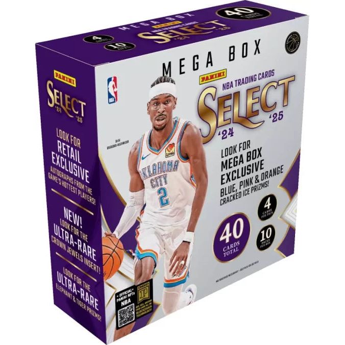 2024/25 Panini Select NBA Basketball Mega Box/Case - Pastime Sports & Games