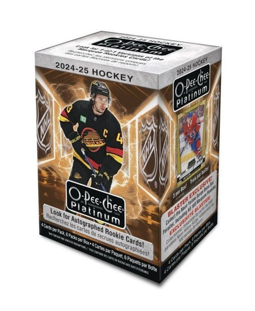 2024/25 Upper Deck O-Pee-Chee Platinum NHL Hockey Blaster Box/Case - Pastime Sports & Games