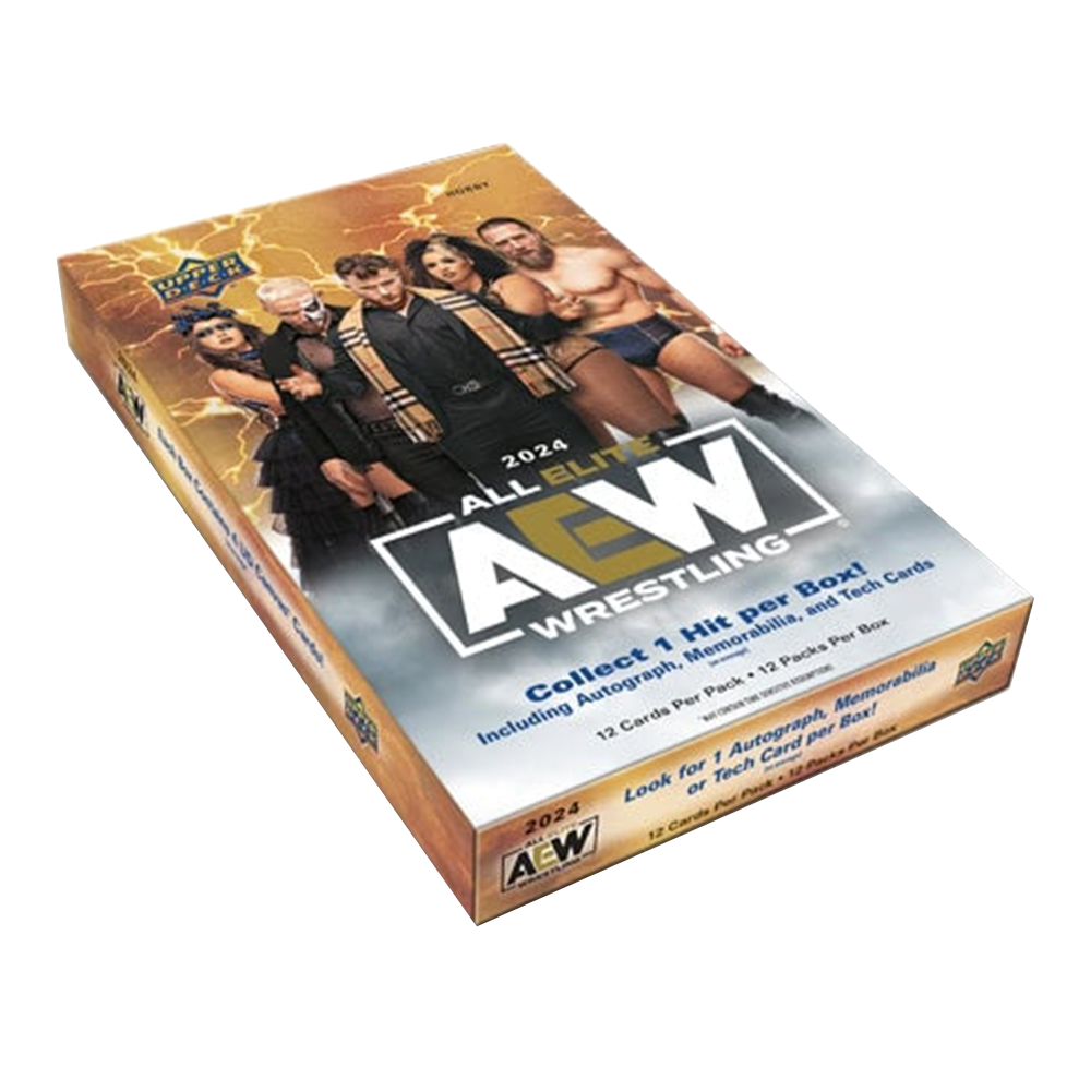 aew booster box 2025 Upper Deck AEW Wrestling Blaster Box