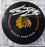 Connor Bedard Autographed Chicago Blackhawks Fanatics Authenticated Official Game Puck