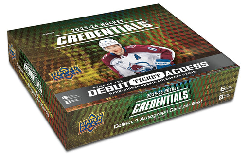 2025/26 Upper Deck Credentials NHL Hockey Hobby Box/Case - Pastime Sports & Games
