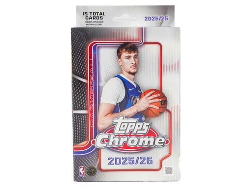2025/26 Topps Chrome Basketball Hanger Box - Pastime Sports & Games