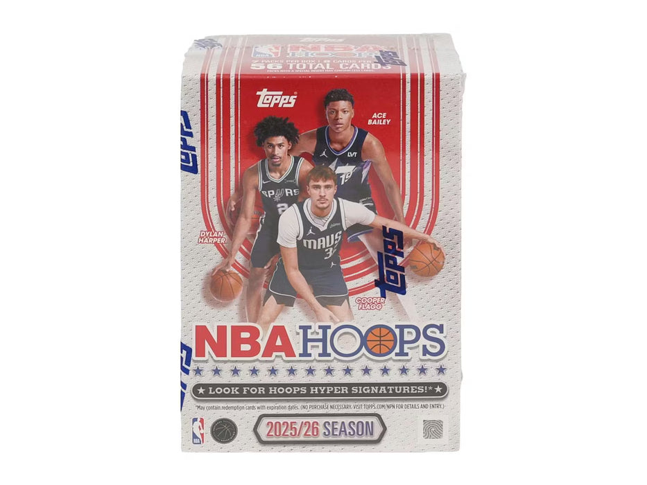 2025/26 Topps NBA Hoops Basketball Blaster Box - Pastime Sports & Games