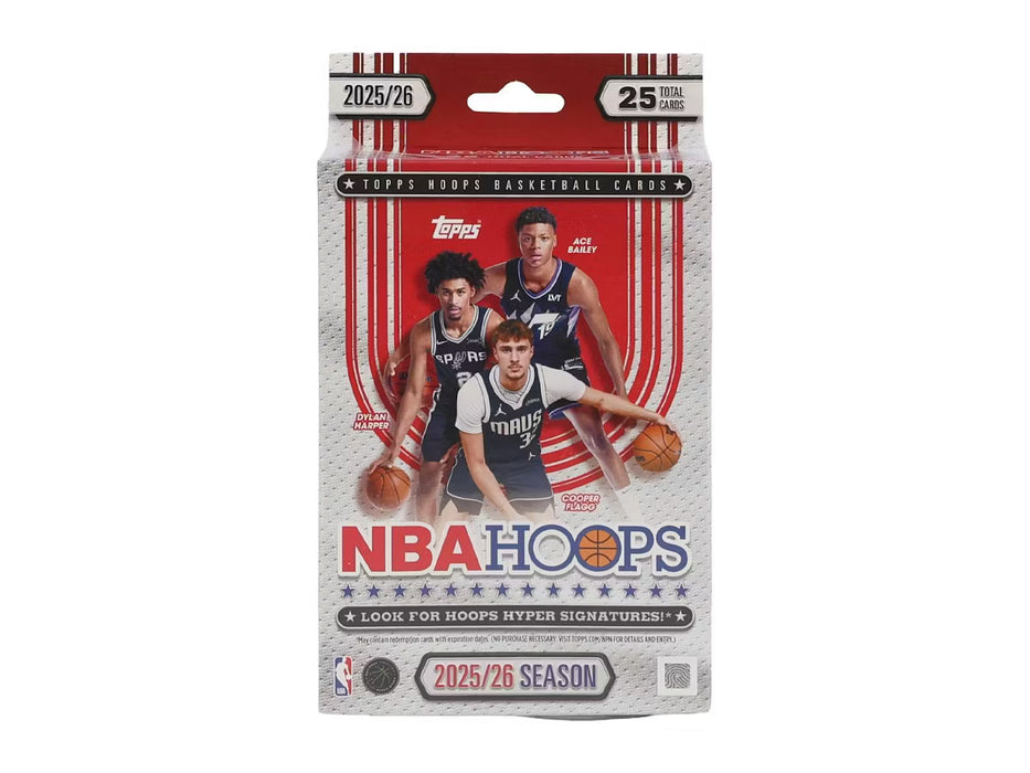 2025/26 Topps NBA Hoops Basketball Hanger Box - Pastime Sports & Games
