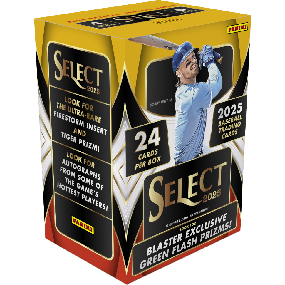 2025 Panini Select MLB Baseball Blaster Box - Pastime Sports & Games