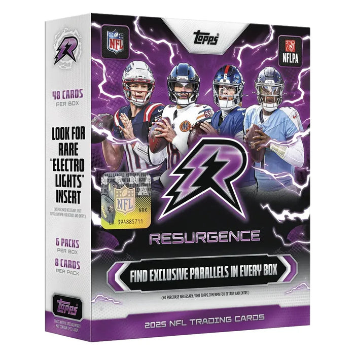 2025 Topps Resurgence NFL Football Mega Box/Case