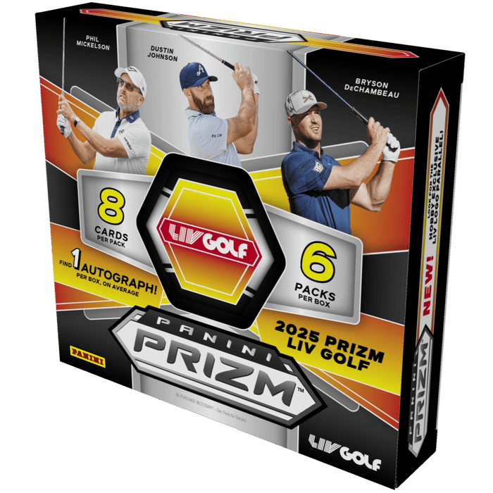2025 Panini Prizm LIV Golf Hobby Box - Pastime Sports & Games