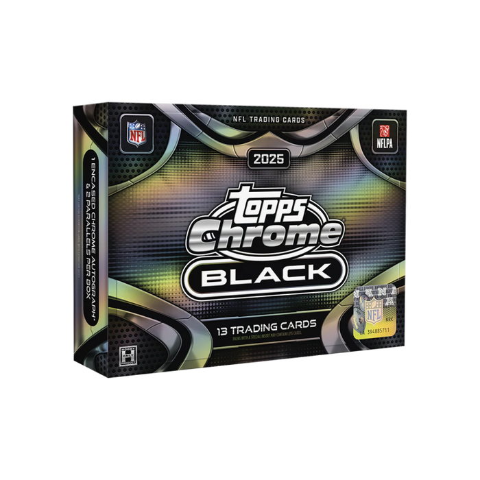 2025 Topps Chrome Black NFL Football Hobby Box