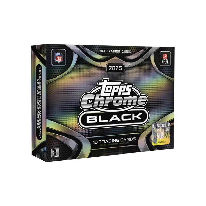2025 Topps Chrome Black NFL Football Hobby Box