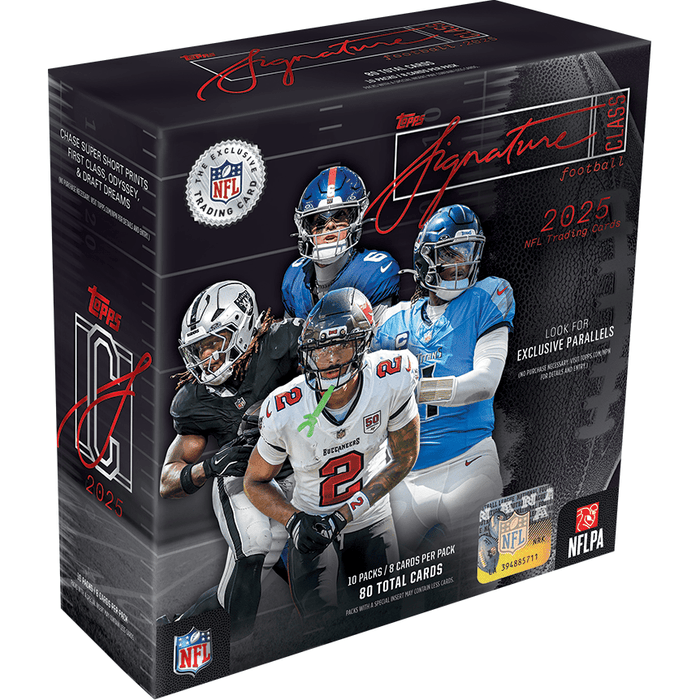 2025 Topps Signature NFL Football Mega Box/Case