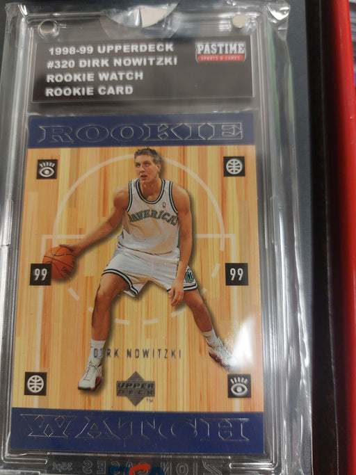 Dirk Nowitzki 1998 UD Rookie Card Encased in Slabmag