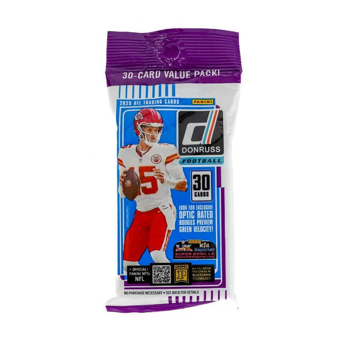 2025 Panini Donruss NFL Football Value Pack/Box
