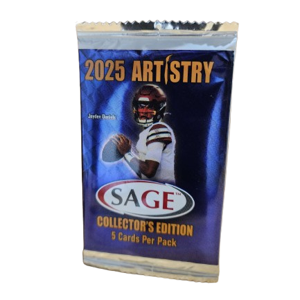 2025 Sage Artistry Football Collector's Edition Pack