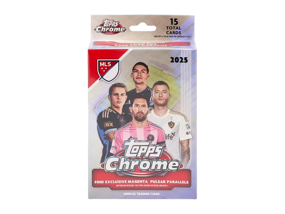 2025 Topps MLS Chrome Soccer Hanger Box/Case