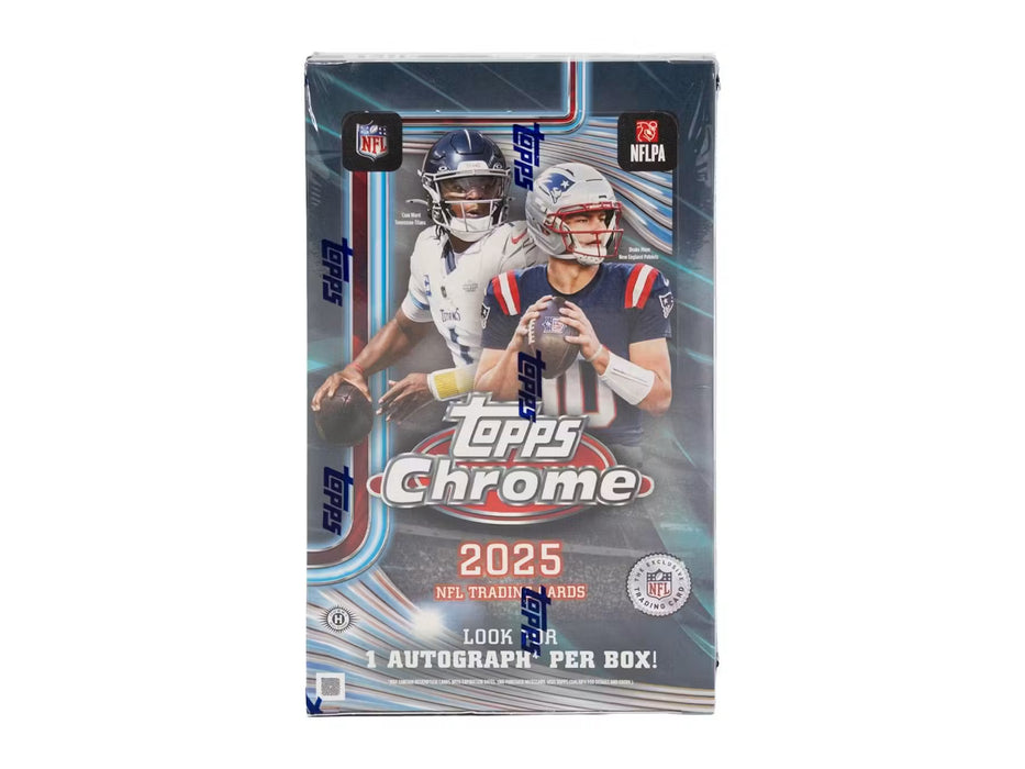 2025 Topps Chrome NFL Football Hobby Box