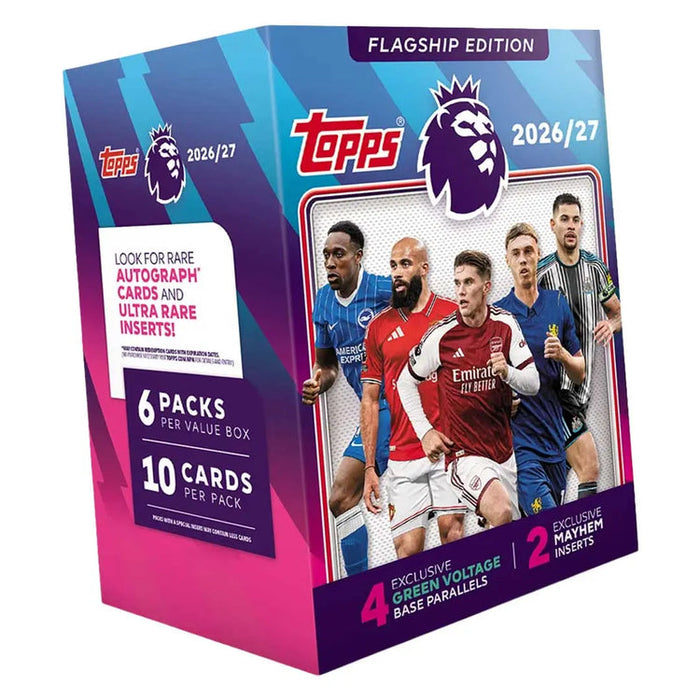 2026/27 Topps Flagship Edition ELP Soccer Blaster Box - Pastime Sports & Games