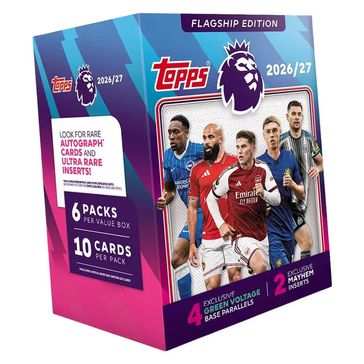 2026/27 Topps Flagship Edition ELP Soccer Blaster Box - Pastime Sports & Games