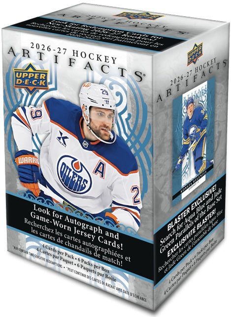 2026/27 Upper Deck Artifacts NHL Hockey Blaster Box/Case