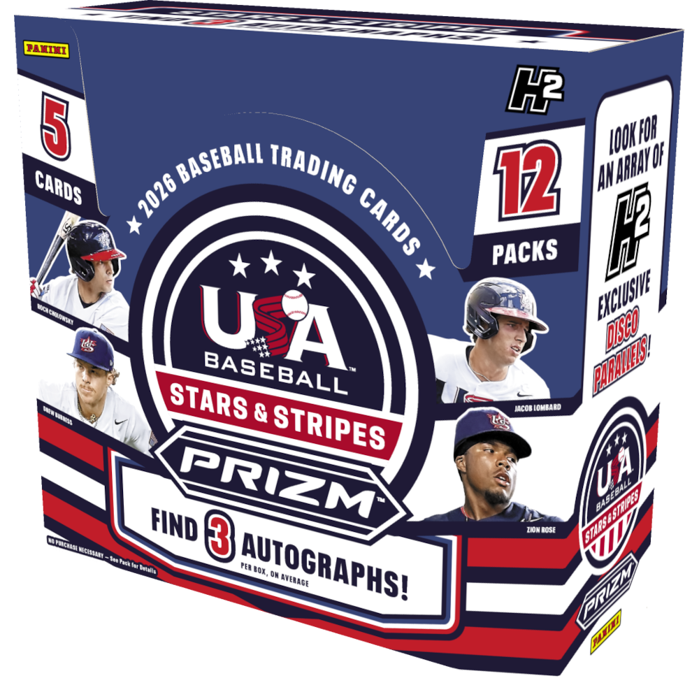2026 Panini Stars & Stripes USA Baseball H2 Hobby Box