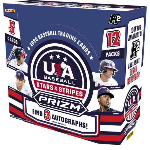 2026 Panini Stars & Stripes USA Baseball H2 Hobby Box