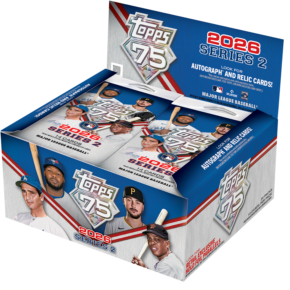 2026 Topps Series 2/Two MLB Baseball Retail Display Pack/Box/Case