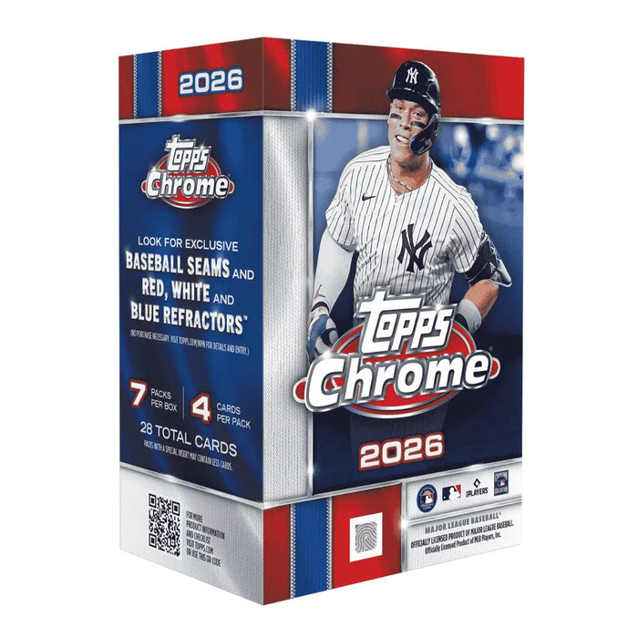 2026 Topps Chrome MLB Baseball Blaster Box/Case