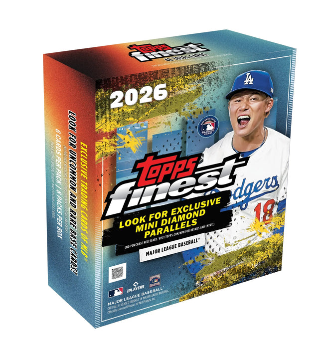 2026 Topps Finest MLB Baseball Mega Box