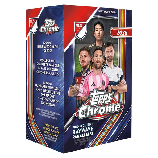 2026 Topps Chrome MLS Soccer Blaster Box/Case