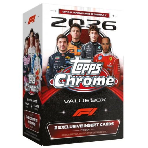 2026 Topps Chrome Formula 1 Racing Value Box/Case - Pastime Sports & Games