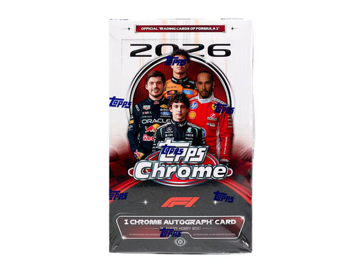 2026 Topps Chrome Formula 1 Racing Hobby Box - Pastime Sports & Games