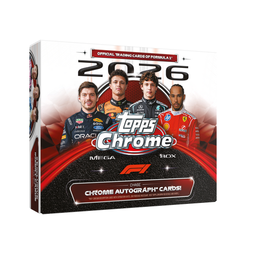 2026 Topps Chrome Formula 1 Racing Mega Box/Case - Pastime Sports & Games