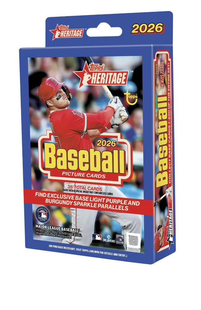 2026 Topps Heritage MLB Baseball Hanger Box/Case - Pastime Sports & Games