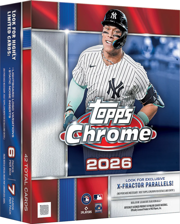 2026 Topps Chrome MLB Baseball Mega Box/Case