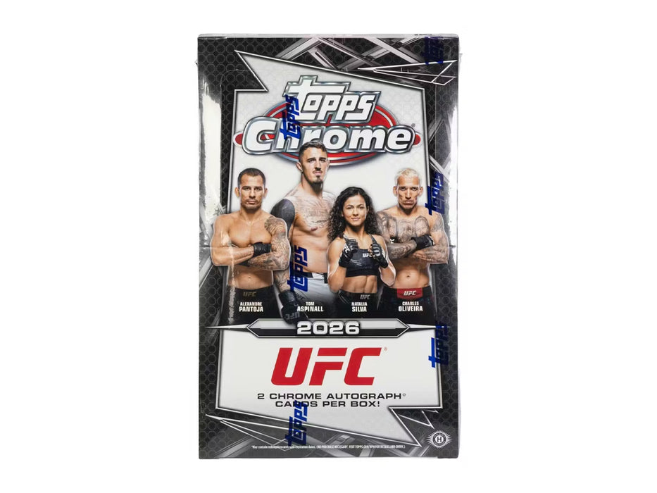 2026 Topps Chrome UFC Hobby Box/Case - Pastime Sports & Games