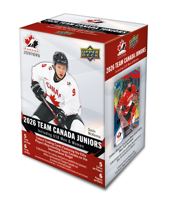 2026 Upper Deck Team Canada Juniors Hockey Blaster Box/Case