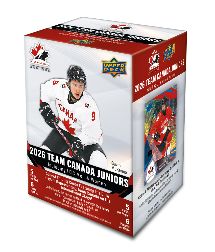 2026 Upper Deck Team Canada Juniors Hockey Blaster Box/Case