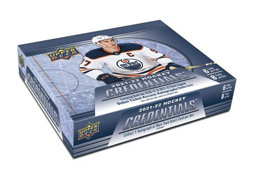 2021/22 Upper Deck Credentials NHL Hockey Hobby Box / Case - Pastime Sports & Games