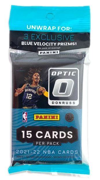 2021/22 Panini Donruss Optic NBA Basketball Cello Multi Pack / Box - Pastime Sports & Games