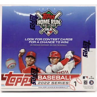 2022 Topps Series 1 MLB Baseball 24 Pack Retail Box - Pastime Sports & Games