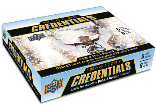 2022/23 Upper Deck Credentials NHL Hockey Hobby Box / Case - Pastime Sports & Games