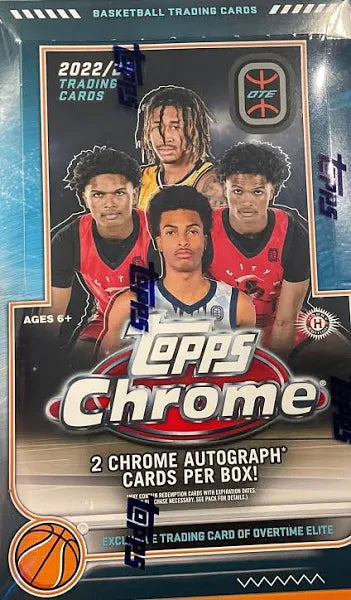 2022/23 Topps Chrome Overtime Elite OTE Basketball Hobby Box