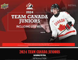 2024 Upper Deck Team Canada Juniors Hockey Blaster Box PRE ORDER
