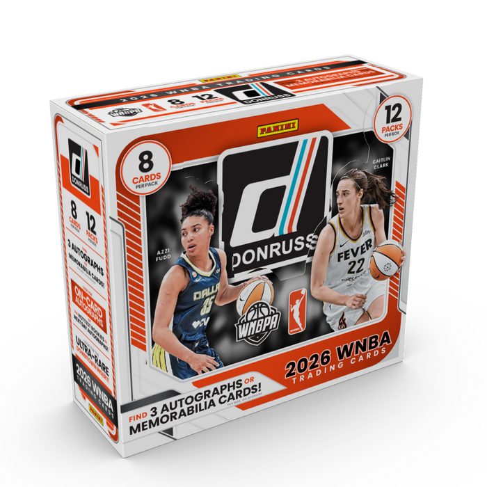 2026 Panini Donruss WNBA Basketball Hobby Box/Case PRE ORDER (SHIPS AUG 3 2026)