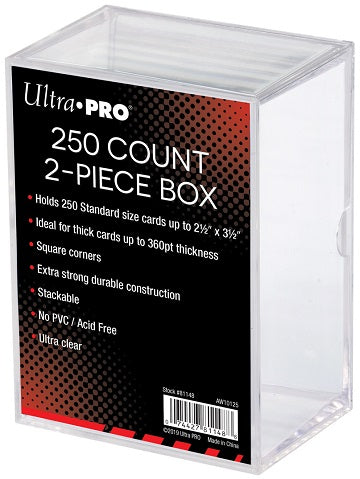 Ultra Pro 2-Piece Plastic Trading Card Box - Pastime Sports & Games
