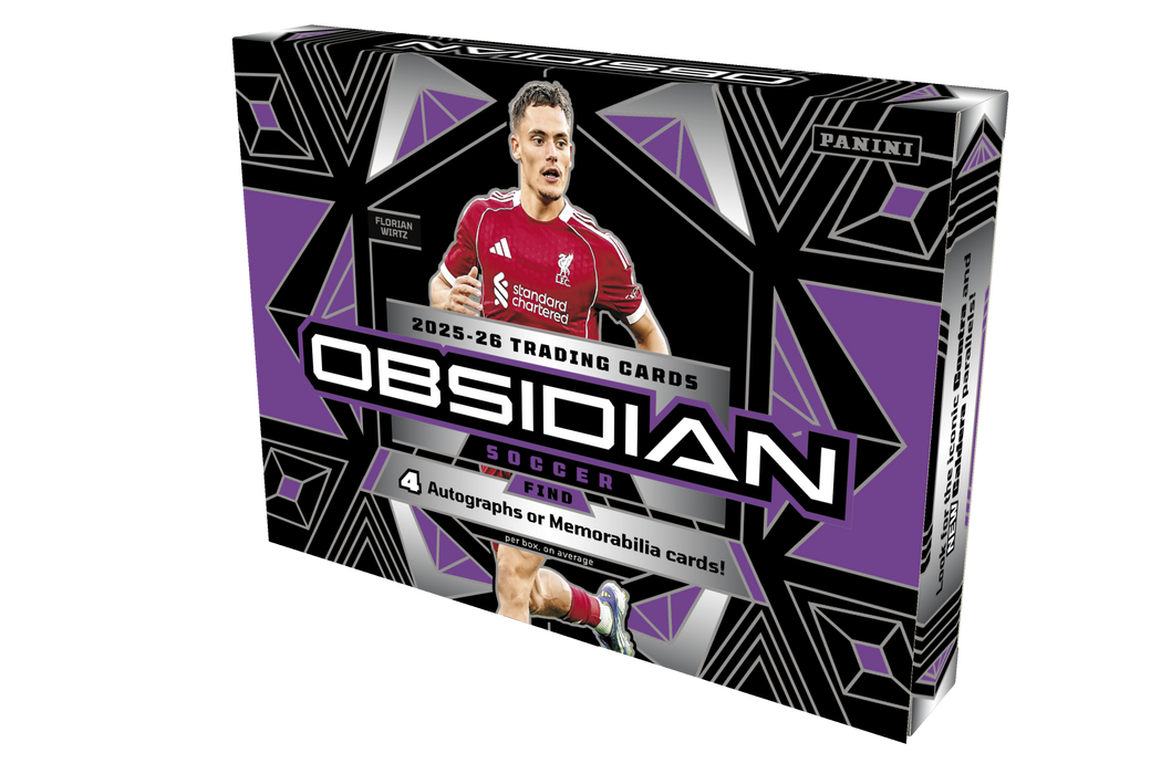 2025/26 Panini Obsidian Soccer Hobby Box/Case PRE ORDER (SHIPS AUG 3 2026)