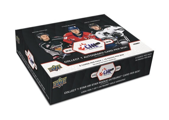 2025/26 Upper Deck CHL Hockey Hobby Box/Case