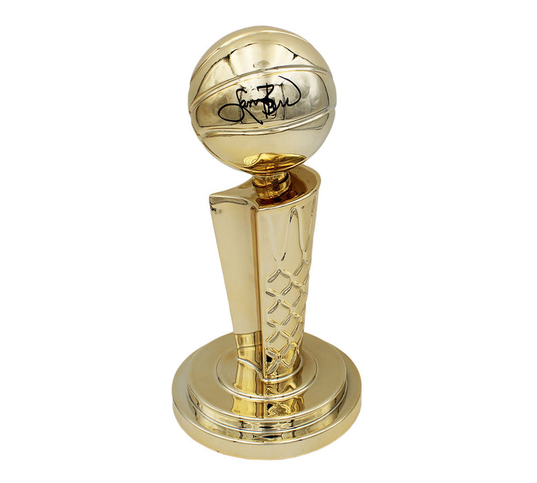 Larry Bird Autographed NBA Finals Champion Replica Mini Trophy
