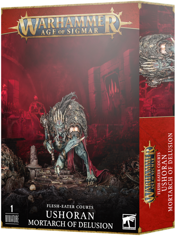 Warhammer Age Of Sigmar Flesh-Eater Courts Ushoran Mortarch Of Delusion (91-71) - Pastime Sports & Games