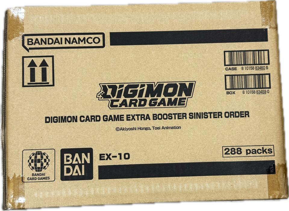 Digimon Sinister Order Extra Booster Box/Case - Pastime Sports & Games