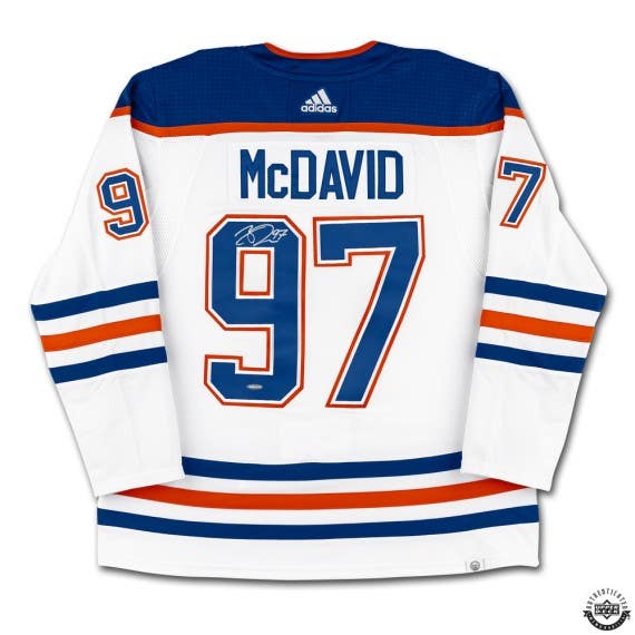 Connor McDavid Autographed Edmonton Oilers Away Jersey - Pastime Sports & Games